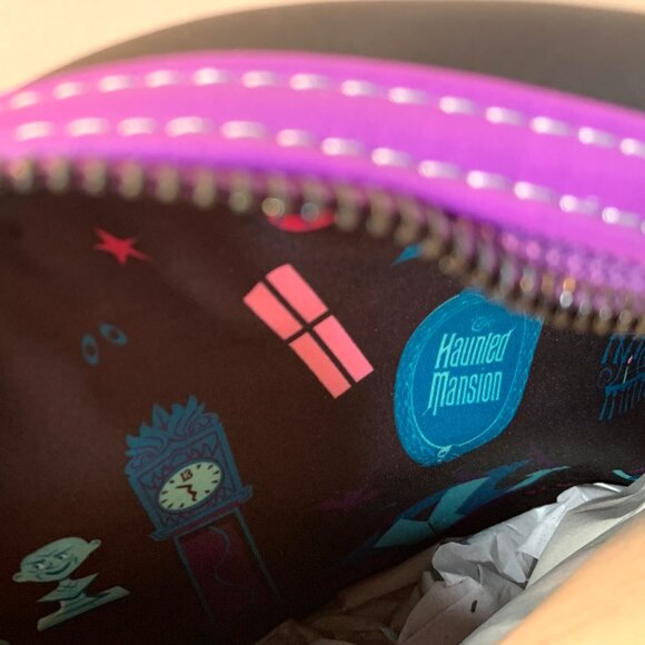 Disney Parks Loungefly Haunted Mansion Madame Leota Mini Backpack Bag Purse Glow - Picture 9 of 9